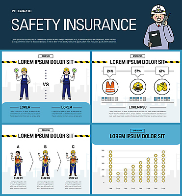 전신 여자 남자 허리손 장갑 일러스트 그래프 노동자 건설업 작업복 들기 안전 여러명 상반신 성인 파란색 인포그래픽 표지판 OK 안전모 안전장비 무전기 안전조끼 안전표지 성인만 건설근로자 산재보험 국내일러스트 AI파일 직업 잡화 옷 표지 산업 컬러 포즈 다수 모션 무선통신 알림판 사람 손짓 장비 헬멧 보험 파일형식 벡터