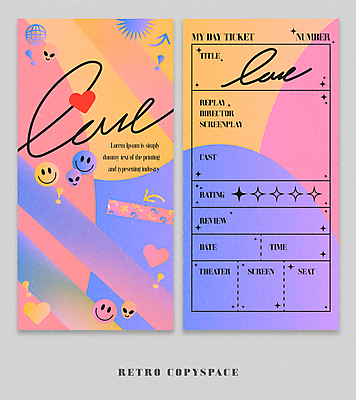 별 스티커 일러스트 프레임 사랑 미소 사람없음 세로 컬러풀 외계인 하트 메모지 표어 화려 티켓 테두리 복고 팬시 이모티콘 영화티켓 프레임일러스트 카피스페이스 키치 국내일러스트 AI파일 자연요소 모양 감정 컬러 컨셉 표정 사무용품 공백 미확인물체 영화 파일형식 벡터