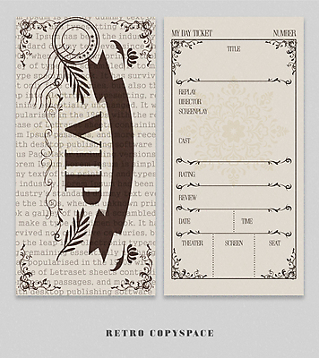 문양 일러스트 프레임 사람없음 세로 도장 빈티지 표어 티켓 클래식 고급 테두리 복고 VIP 고딕 바로크 베이지색 영화티켓 프레임일러스트 카피스페이스 국내일러스트 AI파일 컬러 컨셉 공백 영화 파일형식 벡터