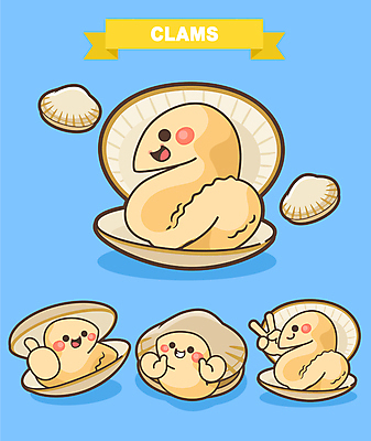 캐릭터 일러스트 팔벌리기 웃음 사람없음 축제 브이 따봉 조개캐릭터 새조개 지역축제 대한민국축제 일러캐릭터 AI파일 모션 조개 표정 손짓 최고 파일형식 벡터