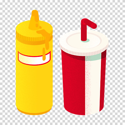 편집 편집이미지 누끼 사람없음 흐름 두개 머스터드 콜라 PNG 편집소스 컨셉 2 소스_음식 탄산음료 파일형식