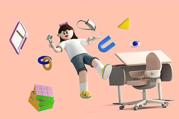 PSD 편집 편집이미지 여자 어린이 의자 3D캐릭터 한명 들기 소녀 태블릿 3D 게임 비행 큐브 책상 디지털합성 U자형자석 가상현실 소녀한명만 편집소스 VR기기 메타버스 월간캐릭터 제니 편집3D 캐릭터 1 가구 모션 놀이 사람 전자제품 스마트기기 기계 자석 여자한명만 소녀만 파일형식