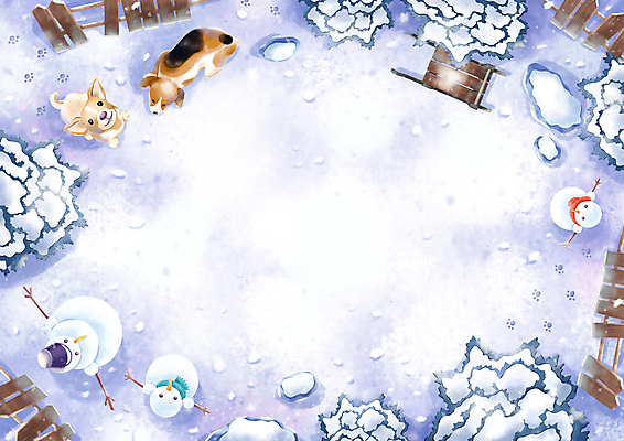 PSD 나무 반려견 두마리 겨울 일러스트 눈사람 프레임 사람없음 반려동물 정원 올려보기 눈 강아지 나무썰매 쌓인눈 겨울풍경 눈덮임 겨울배경 국내일러스트 자연요소 식물 동물 계절 백그라운드 컨셉 2 모션 날씨 풍경 개 썰매 파일형식