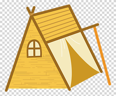 편집 편집이미지 텐트 캠핑도구 누끼 사람없음 노란색 PNG 편집소스 컬러 캠핑 도구 파일형식