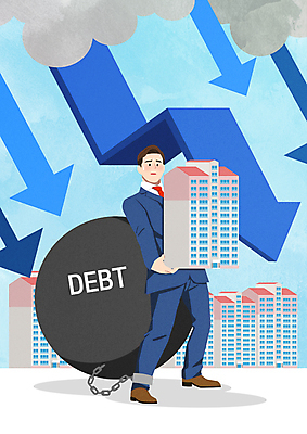 전신 PSD 남자 화살표 일러스트 부동산 한명 들기 성인 건물 비즈니스맨 먹구름 대출 금리 빚 경제불황 족쇄 집값하락 힘듦 성인남자한명만 고금리 국내일러스트 1 건축물 컨셉 비즈니스 모션 사람 금융 경제 직장인 재산 하락 불황 남자한명만 성인남자만 파일형식 구름_자연