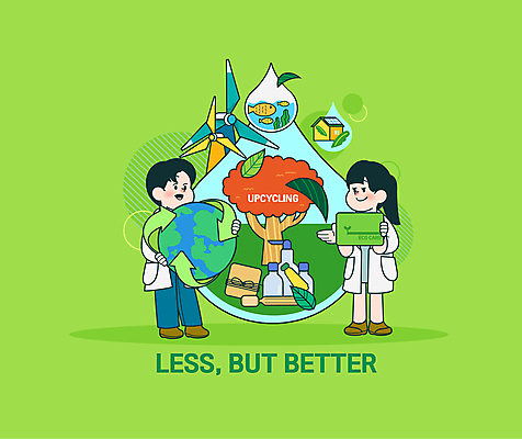 전신 나무 여자 남자 지구 일러스트 나뭇잎 주택 어류 들기 성인 두명 연두색 풍차 물방울 실험복 용기 풀잎 카드 그린에너지 풍력에너지 칫솔 연구원 친환경 친환경제품 업사이클링 성인만 ESG 재활용표시 국내일러스트 AI파일 식물 직업 그릇 잎 모션 표시 사람 건물 초록색 위생용품 환경 수중동물 재활용 에너지 가운 풀_식물 경영 파일형식 벡터