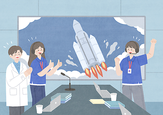 PSD 구름 여자 남자 하늘색 일러스트 성공 상반신 성인 컵 세명 노트북 손들기 모니터 헤드셋 공책 주먹 로켓 축하 실험복 연구원 발사 박수 따봉 우주산업 사원증 무선마이크 성인만 국내일러스트 자연요소 직업 식기 산업 음향기기 컨셉 비즈니스 모션 문구용품 사람 손짓 파란색 전자제품 컴퓨터 우주 헤드폰 최고 가운 마이크 파일형식