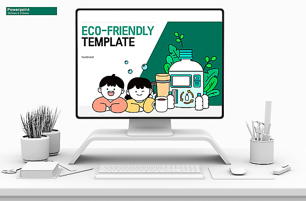 템플릿 여자 남자 비즈니스 그래프 나뭇잎 윙크 상반신 성인 두명 초록색 세트 재활용 물방울 그린에너지 물병 PPT 프레젠테이션 문서템플릿 에코 친환경 브이 텀블러 성인만 애니형PPT 9P 환경기념일 이미지템플릿 기념일 컬러 잎 표정 사람 손짓 컵 환경 에너지 물통 파일형식