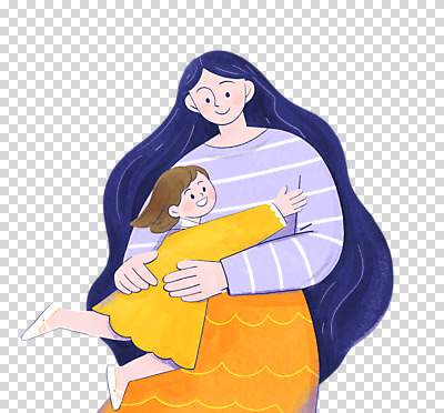 편집 편집이미지 여자 행복 어린이 포옹 모녀 함께함 누끼 소녀 성인 두명 보호 PNG 여자만 편집소스 딸 감정 컨셉 가족 안기 엄마 사람 파일형식