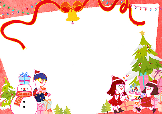 전신 PSD 여자 남자 리본 어린이 크리스마스 일러스트 눈사람 프레임 함께함 들기 앉기 소녀 소년 세명 선물상자 크리스마스트리 케이크 즐거움 꽃받침 다홍색 알전구 프레임일러스트 황금종 어린이만 크리스마스배경 국내일러스트 기념일 감정 컬러 백그라운드 컨셉 전구 모션 디저트 선물 사람 손짓 상자 종 파일형식