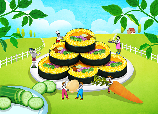 전신 PSD 구름 여자 남자 일러스트 하늘 오이 서기 들기 여러명 상반신 성인 계란 요리사 당근 풀 농부 유기농 김밥 소인 성인만 저탄고지 키토김밥 국내일러스트 자연요소 식물 직업 웰빙 음식 다수 다이어트 채소 모션 뿌리채소 사람 알 고지방 파일형식 저탄수화물