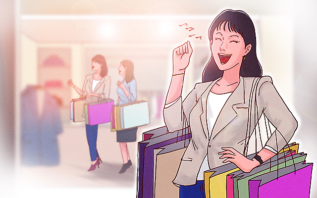 전신 PSD 여자 행복 허리손 일러스트 서기 웃음 상반신 성인 세명 쇼핑 쇼핑백 주먹 기쁨 고객 즐거움 성인여자만 국내일러스트 감정 포즈 가방 모션 표정 사람 여자만 성인만 파일형식