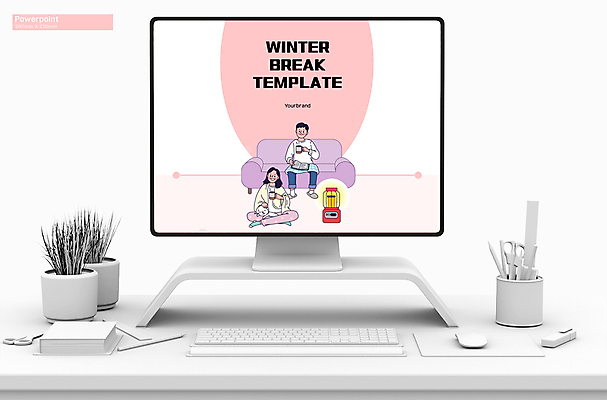 전신 템플릿 한마리 여자 남자 분홍색 겨울 비즈니스 그래프 따뜻함 들기 앉기 성인 두명 세트 소파 강아지 난로 PPT 프레젠테이션 문서템플릿 성인만 쓰다듬기 애니형PPT 9P 이미지템플릿 1 계절 컬러 의자 모션 사람 반려동물 개 난방기 파일형식