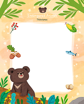 PSD 나무 한마리 열매 꽃 일러스트 곰 나뭇잎 프레임 어류 옥수수 사람없음 노란색 바위 나뭇가지 풀잎 도토리 멸종위기동물 반달가슴곰 새알 프레임일러스트 국내일러스트 멸종위기종 식물 동물 1 컬러 잎 포유류 곡류 수중동물 견과류 돌_바위 풀_식물 파일형식