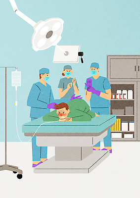 전신 PSD 여자 남자 엎드리기 일러스트 병원 마스크 서기 여러명 성인 의사 수술 수줍음 수술복 수술실 수술장갑 수술기구 수술대 수술모 수액 치질 항문 항문외과 성인만 국내일러스트 감정 장갑 다수 의학 의료기기 모션 사람 치료 의료진 가운 소화기관 질병 파일형식
