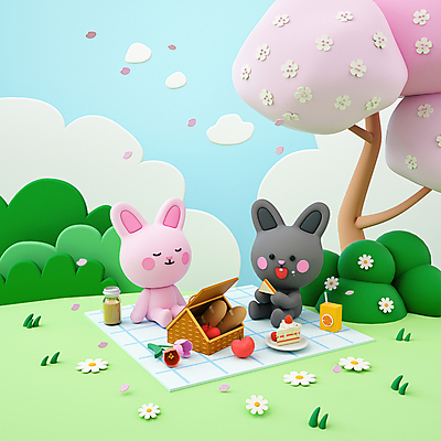 PSD 편집 편집이미지 꽃 빵 들기 앉기 사람없음 소풍 3D소스 3D 케이크 주스 봄 우유 토끼 사과 숲 3월 먹기 디지털합성 돗자리 토끼캐릭터 소풍바구니 편집소스 흑토끼 계묘년 편집3D 식물 계절 음료 음식 동물캐릭터 과일 포유류 모션 디저트 유제품 반려동물 야외활동 바구니 날짜 파일형식 2023년
