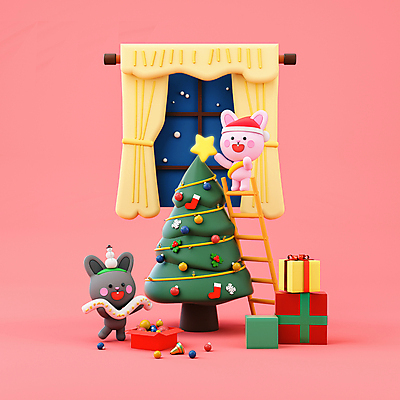 PSD 편집 편집이미지 별 분홍색 크리스마스장식 크리스마스 사다리 산타모자 창문 눈사람 크리스마스선물 들기 사람없음 선물상자 크리스마스트리 3D소스 3D 눈 토끼 커튼 12월 디지털합성 토끼캐릭터 편집소스 흑토끼 계묘년 편집3D 자연요소 모자_잡화 기념일 컬러 동물캐릭터 포유류 모션 날씨 선물 반려동물 상자 도구 날짜 파일형식 2023년