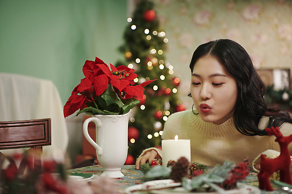 포토 JPG 우먼라이프 여자 크리스마스 초 촛불 실내 한명 상반신 20대 성인 앞모습 옆모습 아웃포커스 파티 한국인 소프트포커스 불기 포인세티아 성인여자한명만 바람불기 국내포토 1 라이프스타일 기념일 꽃 뷰포인트 모션 촬영기법 사람 동양인 이벤트 청년 내부 여자한명만 성인여자만 파일형식