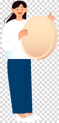 전신 편집 편집이미지 여자 한명 서기 웃음 들기 누끼 성인 금융 경제 동전 PNG 성인여자한명만 편집소스 1 돈 모션 표정 사람 여자한명만 성인여자만 파일형식