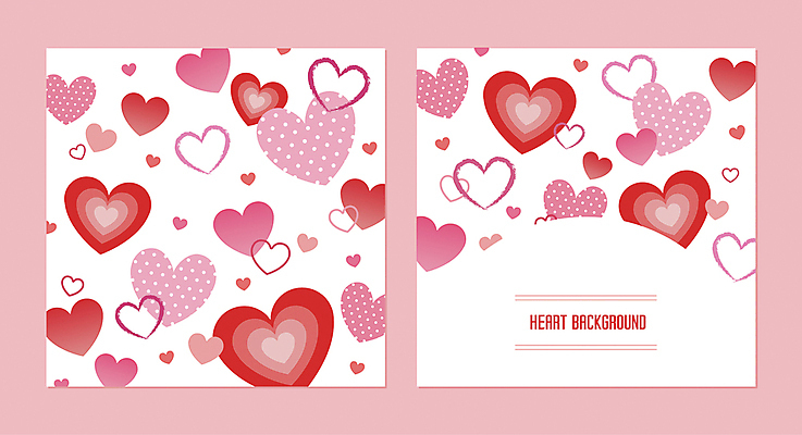 분홍색 백그라운드 패턴 일러스트 사람없음 패턴백그라운드 하트 하트백그라운드 국내일러스트 AI파일 모양 컬러 무늬 파일형식 벡터