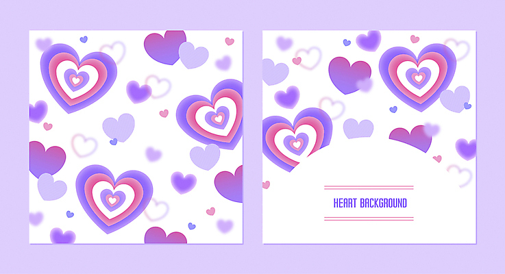 백그라운드 패턴 일러스트 사람없음 보라색 패턴백그라운드 하트 하트백그라운드 국내일러스트 AI파일 모양 컬러 무늬 파일형식 벡터