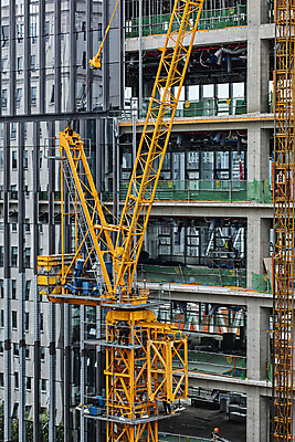 포토 JPG 주간 사람없음 야외 고층빌딩 건설현장 도시 기중기 타워크레인 공사중 국내포토 자연요소 건설업 공사 빌딩 중장비 파일형식
