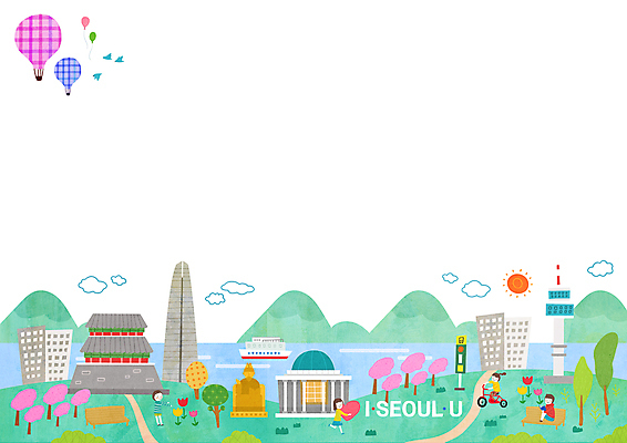 PSD 여자 남자 일러스트 서울 들기 앉기 빌딩 여러명 성인 동상 자전거 벚꽃 열기구 하트 승차 유람선 한강 경복궁 국회의사당 전철역 남산타워 랜드마크 세종대왕 성인만 카피스페이스 국내일러스트 모양 꽃 다수 배_교통 항공교통 모션 한국 사람 건물 조형물 바이크 공백 궁전 역 왕 남산 기념물 파일형식