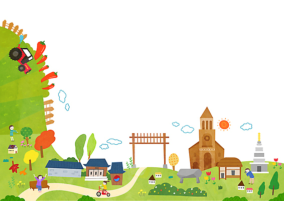 PSD 여자 남자 단풍 일러스트 고추 한옥 초가집 앉기 여러명 성인 자전거 석탑 승차 전라도 트랙터 한옥마을 고인돌 랜드마크 성인만 카피스페이스 전동성당 국내일러스트 한국전통 다수 고건축 잎 채소 모션 한국 사람 성당 마을 탑 바이크 공백 무덤 농기계 특수차량 청동기 전주 파일형식