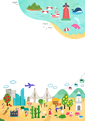 PSD 여자 남자 바다 일러스트 비행기 등대 여러명 성인 해변 건물 풍차 사과 경상남도 고래 대나무 돌고래 튜브 케이블카 랜드마크 가교 성인만 카피스페이스 국내일러스트 나무 건축물 다수 과일 포유류 항공교통 대중교통 사람 수중동물 공백 경상도 파일형식