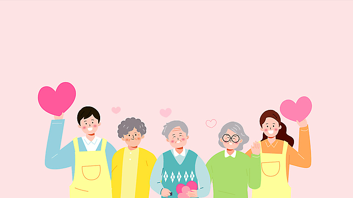 여자 할아버지 노년 남자 행복 할머니 분홍색 함께함 웃음 들기 여러명 상반신 성인 하트 사회복지 복지 동영상 요양보호사 사회복지사 도우미 돌봄 모션그래픽 MP4 MOV 모양 직업 감정 컬러 다수 컨셉 모션 표정 사람 사회이슈 파일형식