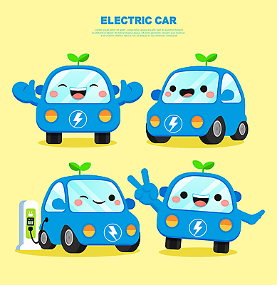 일러스트 자동차 윙크 웃음 사람없음 노란색 새싹 만세 친환경 브이 번개모양 자동차캐릭터 전기자동차 전기충전 충전기 친환경자동차 월간캐릭터 일러캐릭터 AI파일 모양 식물 캐릭터 육상교통 컬러 모션 표정 손짓 환경 기계 번개 충전 파일형식 벡터