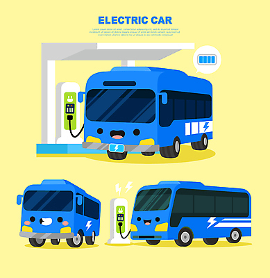 일러스트 자동차 버스 사람없음 건전지 친환경 충전 자동차캐릭터 전기자동차 전기충전 충전기 충전소 친환경자동차 월간캐릭터 일러캐릭터 AI파일 캐릭터 육상교통 대중교통 환경 기계 파일형식 벡터