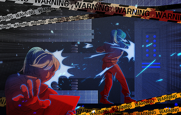 전신 PSD 여자 남자 산업 일러스트 공장 노동자 경고 들기 상반신 성인 두명 기계 작업 사건 산업현장 안전사고 산업재해 손뻗기 사고현장 산업근로자 폴리스라인 성인만 끼임 국내일러스트 직업 공업 모션 안전 사람 재해 파일형식