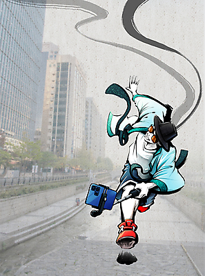 전신 PSD 한국전통 남자 일러스트 캘리그라피 붓터치 한명 웃음 들기 성인 건물 스마트폰 선글라스 달리기 도시 한복 동양화 번짐 청계천 개량한복 거치대 생활한복 셀카봉 성인남자한명만 영상촬영 국내일러스트 갓모자 모자_잡화 1 전통 건축물 안경 모션 전통소품 서울 한국 표정 미술 사람 핸드폰 스마트기기 강 촬영 전통의상 랜드마크 남자한명만 성인남자만 파일형식 효과