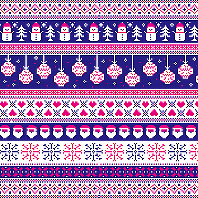 나무 겨울 패턴 일러스트 눈사람 사람모양 눈꽃 사람없음 산타클로스 하트 남색 다이아몬드 노르딕 눈꽃무늬 진분홍색 픽셀 오너먼트 국내일러스트 AI파일 모양 식물 디자인 계절 분홍색 컬러 크리스마스장식 크리스마스 무늬 눈_날씨 보석 파일형식 벡터