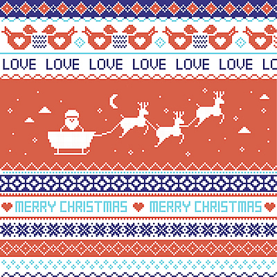 구름 겨울 패턴 일러스트 조류 사람모양 눈꽃 사랑 사람없음 파란색 산타클로스 루돌프 하트 삼각형 썰매 노르딕 코랄 국내일러스트 AI파일 자연요소 모양 도형 동물 디자인 계절 감정 컬러 크리스마스 무늬 사슴 눈_날씨 파일형식 벡터