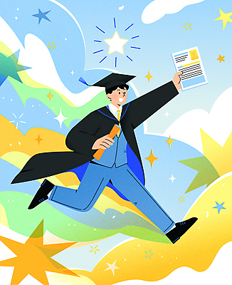 전신 구름 남자 별 대학생 하늘색 일러스트 학사모 졸업 응원 새출발 졸업생 한명 들기 성인 반짝임 달리기 노란색 졸업가운 졸업장 신입사원 취업준비생 그라데이션 활기 이력서 성인남자한명만 국내일러스트 AI파일 자연요소 모자_잡화 1 학생 교육 컬러 컨셉 비즈니스 모션 새로움 사람 파란색 구직 가운 출발 남자한명만 성인남자만 파일형식 벡터