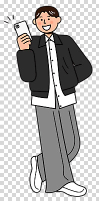 전신 편집 편집이미지 응시 패션 남자 한명 웃음 들기 누끼 성인 스마트폰 주머니손 PNG 성인남자한명만 편집소스 MZ세대 1 시선 모션 표정 사람 핸드폰 스마트기기 세대 남자한명만 성인남자만 파일형식