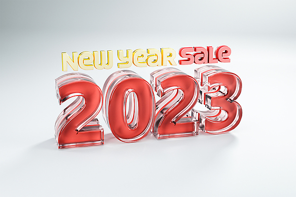 PSD 편집 편집이미지 새해 타이포그라피 사람없음 빨간색 단어 숫자 3D소스 3D 세일 입체 디지털합성 입체문자 편집소스 2023년 프로모션 편집3D 문자 컬러 이벤트 연도 파일형식