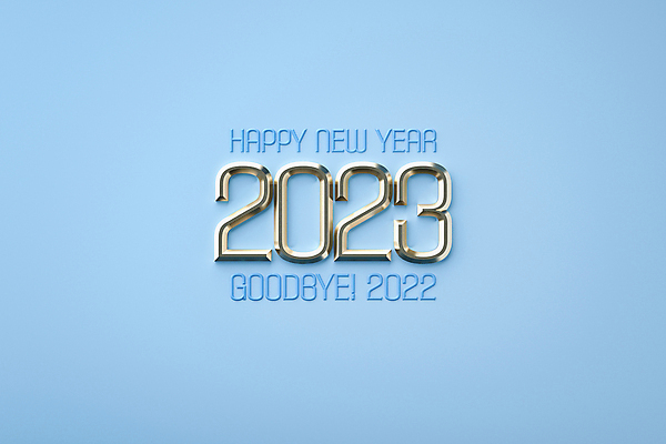 PSD 편집 편집이미지 새해 타이포그라피 사람없음 파란색 단어 숫자 3D소스 3D 금속 입체 디지털합성 입체문자 작별인사 편집소스 2022년 2023년 편집3D 문자 컬러 재질 인사 연도 파일형식