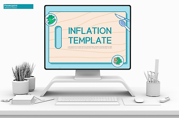 템플릿 접시 하늘색 채소 비즈니스 그래프 도마 사람없음 세트 숟가락 PPT 프레젠테이션 문서템플릿 애니형PPT 9P 인플레이션 이미지템플릿 식기 주방용품 수저 경제 파란색 파일형식