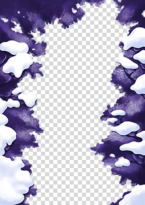 편집 편집이미지 겨울 나뭇잎 프레임 누끼 사람없음 보라색 나뭇가지 눈 PNG 편집소스 눈덮임 자연요소 나무 계절 컬러 컨셉 잎 날씨 파일형식