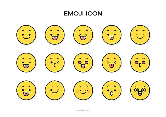 아이콘 감정 안경 표정 사랑 윙크 미소 웃음 사람없음 세트 노란색 눈감음 하트 자신감 즐거움 메롱 눈웃음 의문 방긋 황당 이모지 2D아이콘 AI파일 모양 잡화 컬러 컨셉 모션 파일형식 벡터