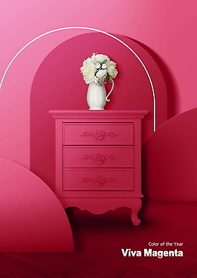 PSD 편집이미지 꽃 가구 백그라운드 탁자 사람없음 빨간색 인테리어 꽃병 자주색 서랍장 협탁 트렌드컬러 비바마젠타 이미지편집 식물 디자인 컬러 생활용품 파일형식
