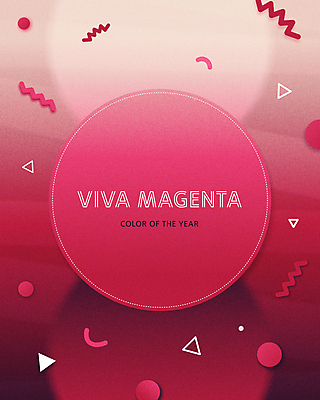 백그라운드 일러스트 추상 사람없음 원형 삼각형 자주색 그라데이션 기하학 지그재그 트렌드컬러 비바마젠타 국내일러스트 AI파일 도형 컬러 무늬 파일형식 벡터