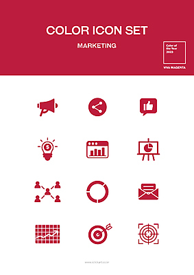 아이콘 화살표 전구 그래프 아이디어 사람모양 사람없음 확성기 이메일 과녁판 목표 연결 자주색 편지 명중 상승 손모양 따봉 공유 마케팅 좋음 트렌드컬러 비바마젠타 2D아이콘 AI파일 모양 컬러 컨셉 최고 파일형식 벡터 손_신체부위