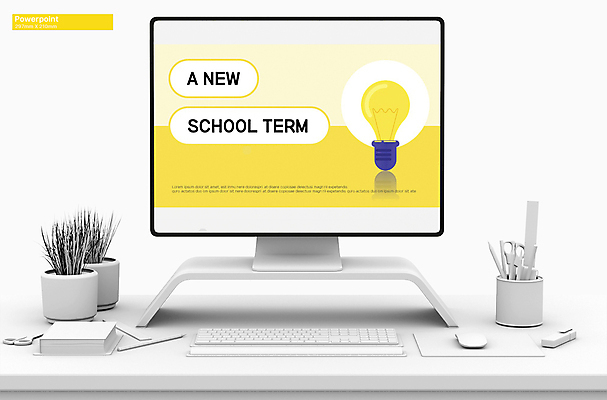 템플릿 교육 비즈니스 전구 그래프 아이디어 사람없음 세트 반사 노란색 PPT 프레젠테이션 문서템플릿 신학기 애니형PPT 9P 이미지템플릿 컬러 컨셉 파일형식
