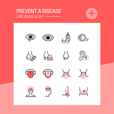 아이콘 안경 병원 주사기 사람없음 빨간색 고통 입 화장지 질병 혀 라인아이콘 눈물 코 두통 귀 감염 안과 목통증 복통 빈혈 안약 어지러운 이명 이비인후과 충혈 코피 콧물 허리통증 안구 2D아이콘 AI파일 잡화 감정 컬러 의학 의료기기 신체부위 혈액 생리현상 파일형식 벡터