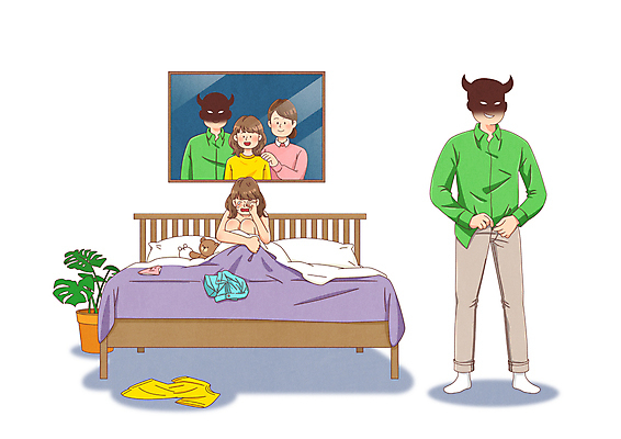 전신 PSD 옷 여자 남자 딸 화분 어린이 일러스트 소녀 여러명 상반신 성인 곰인형 침대 아빠 울음 악마 아동학대 가족사진 웅크림 성범죄 아동범죄 국내일러스트 인형 가구 다수 가족 모션 표정 사람 범죄 학대 파일형식 단체사진