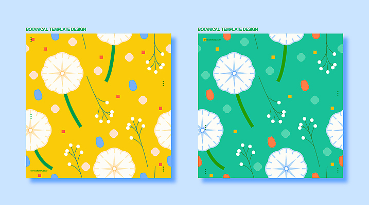 디자인 꽃 패턴 일러스트 사람없음 초록색 노란색 패턴백그라운드 감성 민들레홀씨 보테니컬아트 국내일러스트 AI파일 식물 컬러 백그라운드 컨셉 무늬 민들레 파일형식 벡터